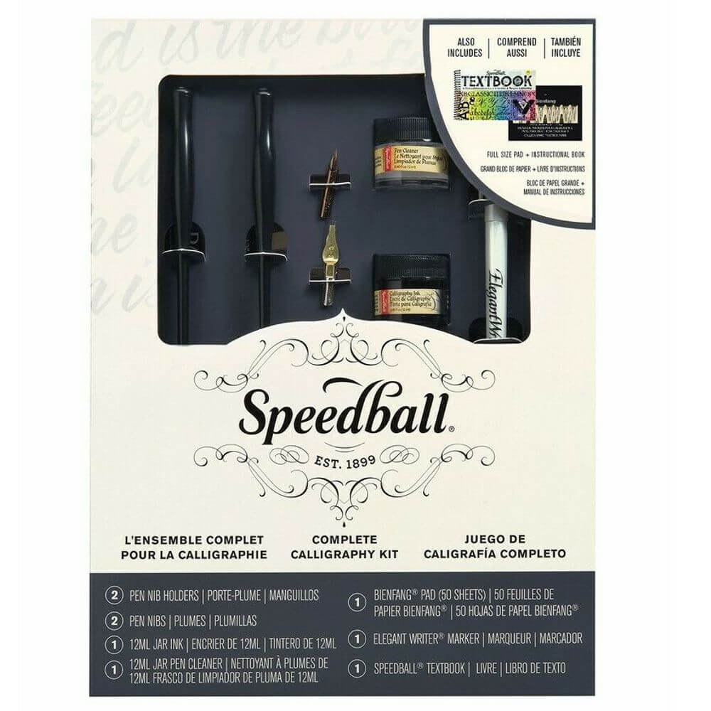 Conjunto de Caligrafia Completo Speedball 3062